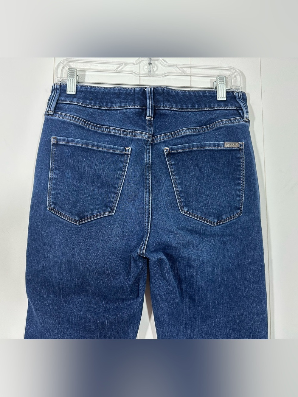 White House Black Market Womens Cashmere Denim High Rise Skinny Sz 6 Long Jeans - Picture 5 of 12